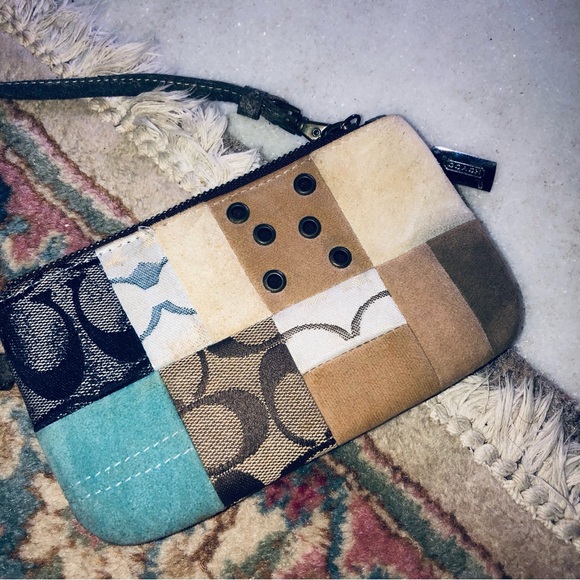 Coach Patchwork Wristlet Clutch - Picture 2 of 6
